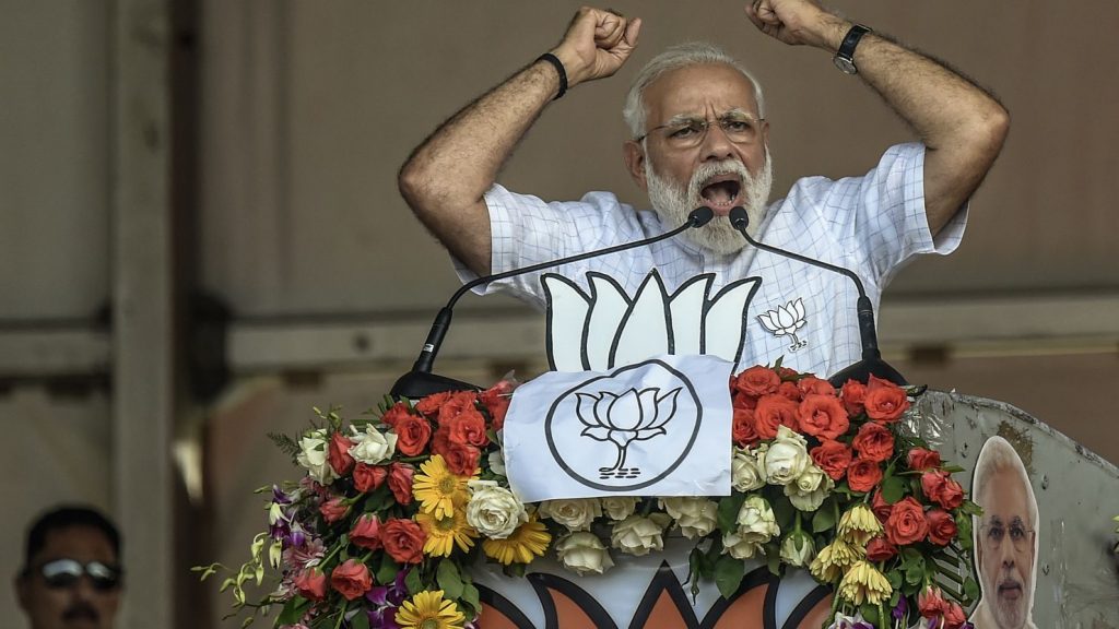Modi Claims He Will Make Pakistan Wear Bangles