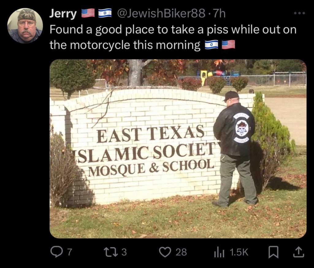 Man Caught Urinating on East Texas Mosque Sparks Outrage