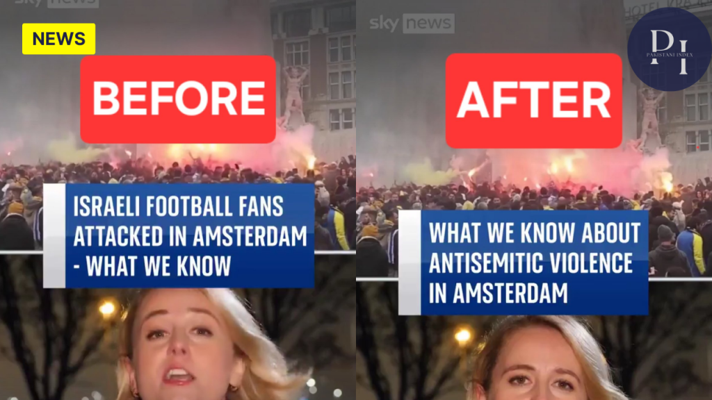 Sky News Re-Edits Report on Amsterdam Violence Involving Maccabi Tel Aviv Fans