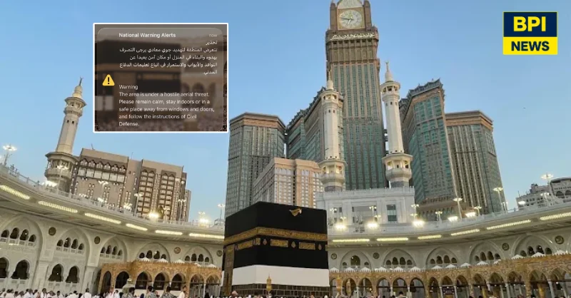Makkah Pilgrims Were Told To Shelter During Aerial Threat Alert Before Warning Was Lifted