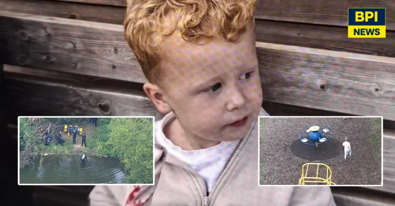 Met Police Divers Search Lake Near Where Missing Noah Woods, 3, Was Last Seen