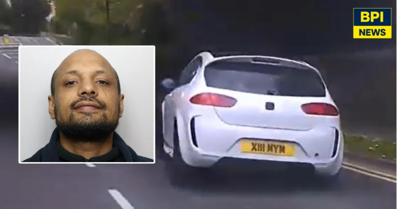 Unlicensed Bradford Driver Jailed After Stolen Car Chase Ends In Head-On Crash